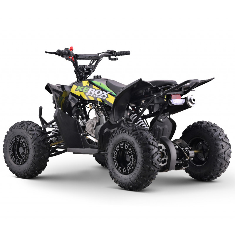 Quad enfants 8 ans KEROX SPEEDDOG 125cc vert-jaune
