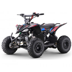 Quad 125cc rouge-bleu pour enfants à partir de 8 ans. Quad 125 LBQ OUTBACK