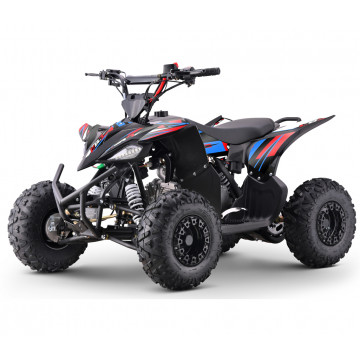 Quad 125cc rouge-bleu pour enfants à partir de 8 ans. Quad 125 LBQ OUTBACK
