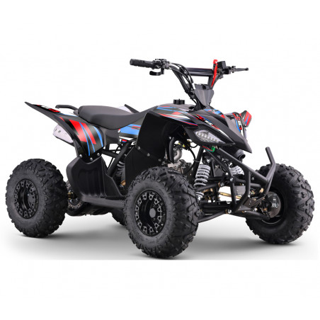 Quad 125cc rouge-bleu pour enfants à partir de 8 ans. Quad 125 LBQ OUTBACK