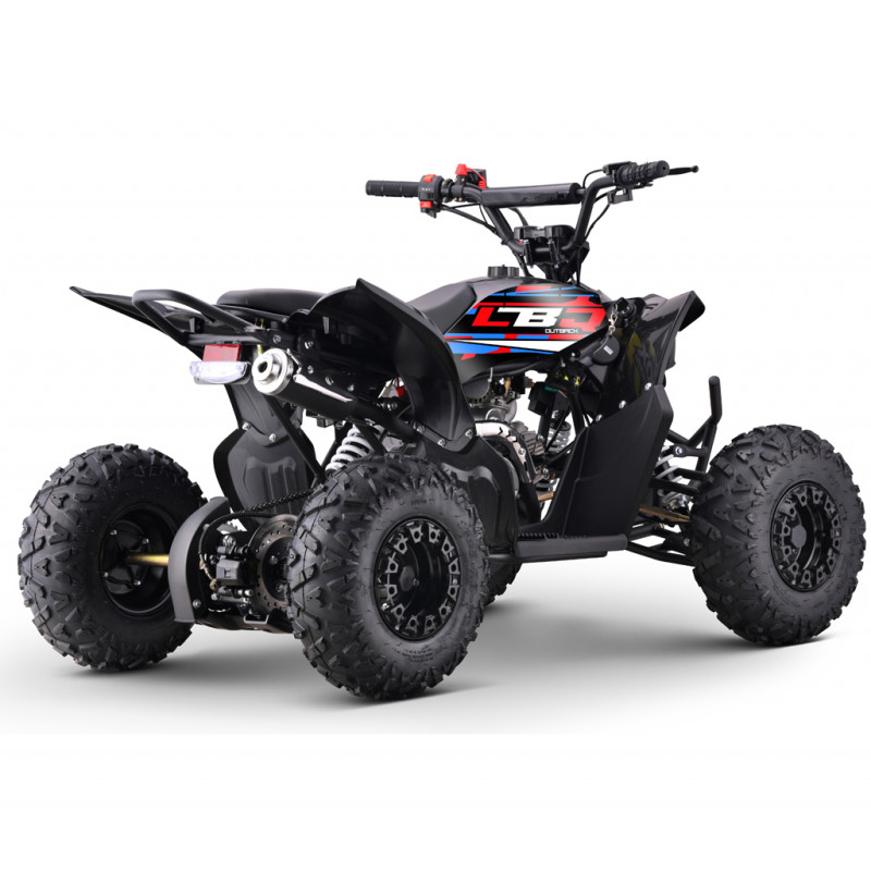 Quad 125cc rouge-bleu pour enfants à partir de 8 ans. Quad 125 LBQ OUTBACK