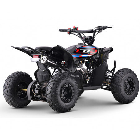 Quad 125cc rouge-bleu pour enfants à partir de 8 ans. Quad 125 LBQ OUTBACK