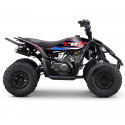 Quad 125cc rouge-bleu pour enfants à partir de 8 ans. Quad 125 LBQ OUTBACK