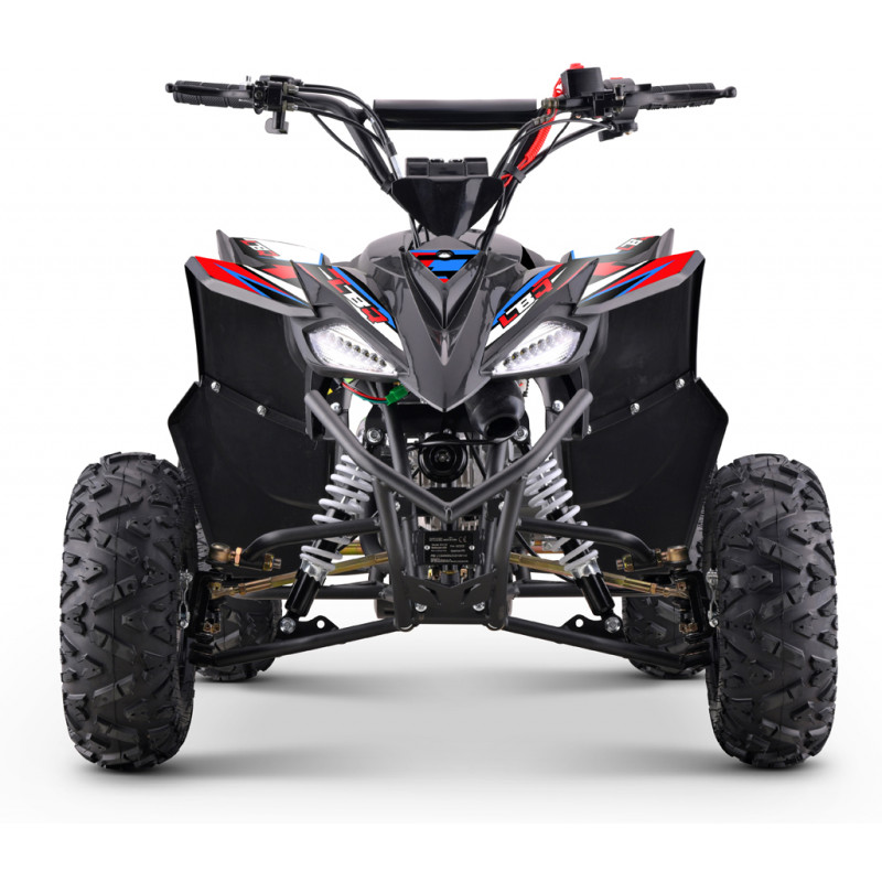 Quad 125cc rouge-bleu pour enfants à partir de 8 ans. Quad 125 LBQ OUTBACK