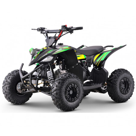 Quad enfant 125cc vert-jaune LBQ OUTBACK. Quad 125cc enfant à partir de 8 ans.