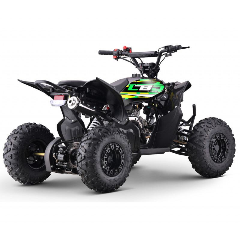 Quad enfant 125cc vert-jaune LBQ OUTBACK. Quad 125cc enfant à partir de 8 ans.