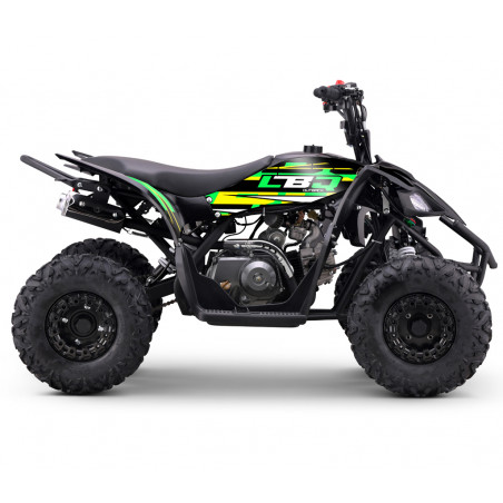 Quad enfant 125cc vert-jaune LBQ OUTBACK. Quad 125cc enfant à partir de 8 ans.