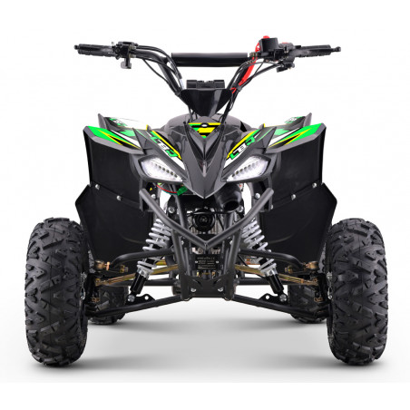 Quad enfant 125cc vert-jaune LBQ OUTBACK. Quad 125cc enfant à partir de 8 ans.