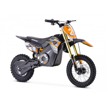 Pit Bike électrique 1000W enfant KEROX E-STORM ORANGE