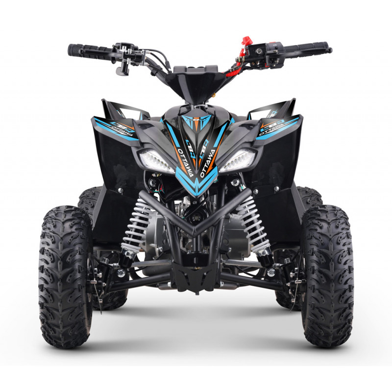 Quad 110cc pour enfants tout équipé - phares LED, suspension avant double amortisseur