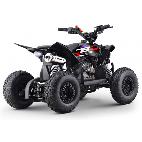 Quad enfant rouge 110cc compact - châssis tubulaire robuste adapté aux enfants de 5 ans