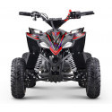 Quad rouge 110cc pour enfants tout équipé - suspension renforcée et phares LED intégrés