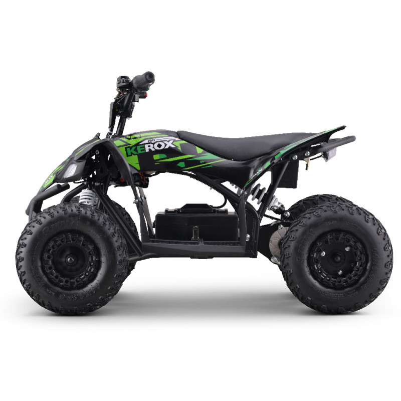 Quad enfant électrique 36V 1200W avec marche arrière au guidon et poignée gaz type moto