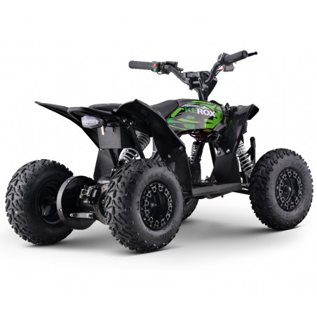 Quad électrique enfant 1200W compact - châssis tubulaire avec double suspension et autonomie 2h