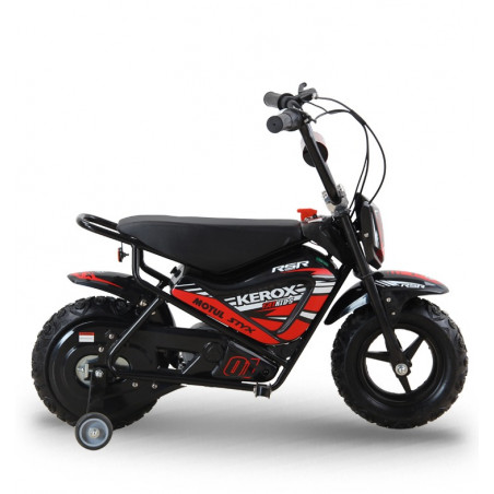 Moto électrique 250W enfant KEROX E-Fat kids ROUGE