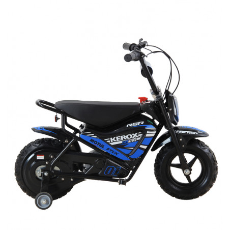 Moto électrique 250W enfant KEROX E-Fat kids BLEU