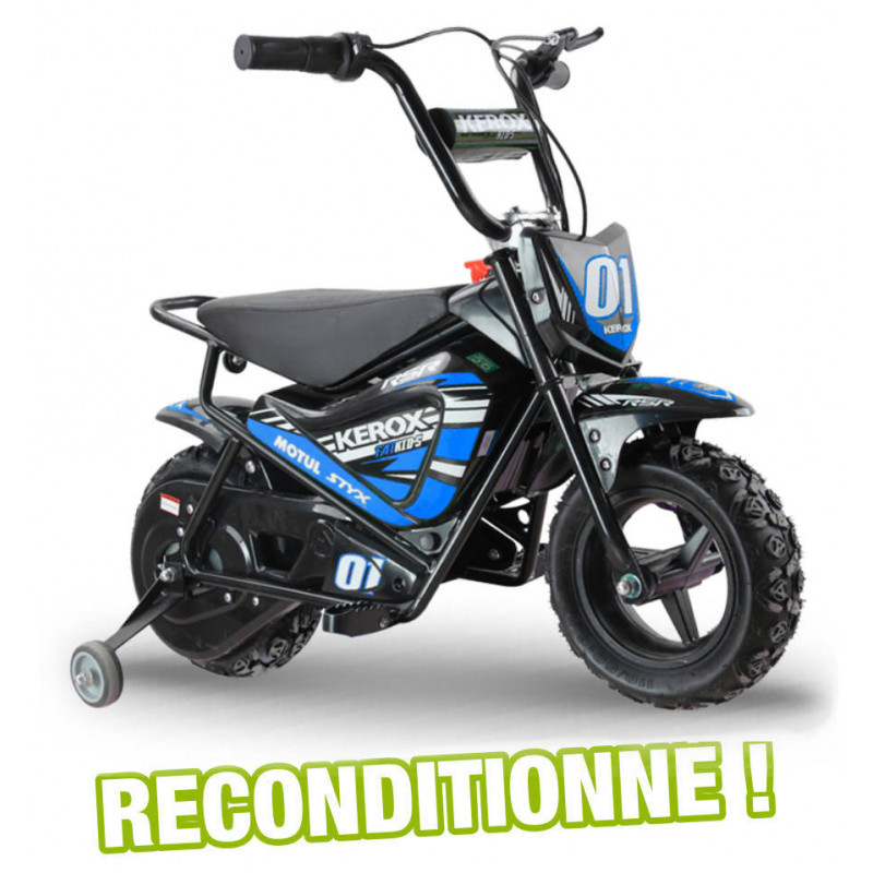 Moto électrique 250W enfant KEROX E-Fat kids BLEU