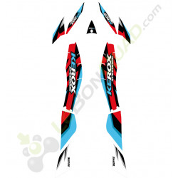 Kit décoration ROUGE-BLEU pour quad enfant 125cc SPEEDDOG
