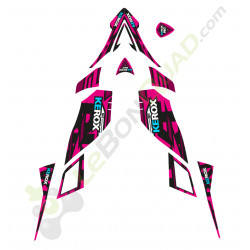 Kit déco rose pour quad enfant RKT KEROX et E-RKT KEROX