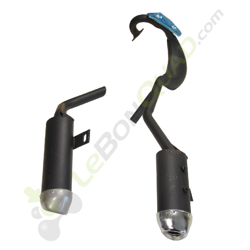 Echappement double pot pour pocket quad 50cc 4Rock