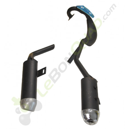 Echappement double pot pour pocket quad 50cc 4Rock
