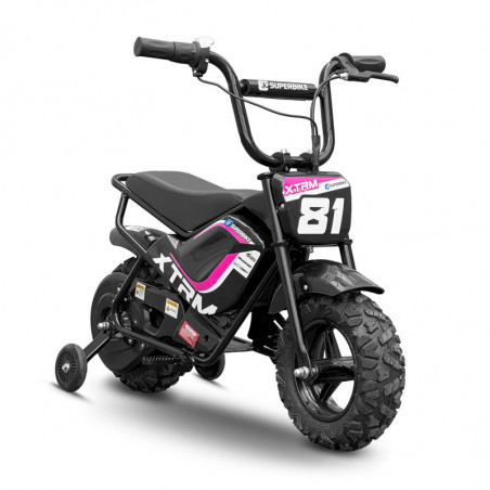 Moto électrique enfant 250w ROSE E.SUPERBIKE