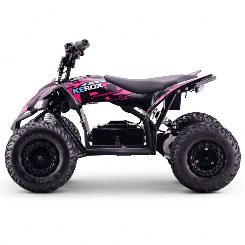 Quad electrique 1200W enfant KEROX E-RKT ROSE