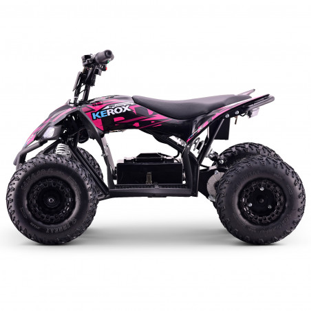 Quad electrique 1200W enfant KEROX E-RKT ROSE