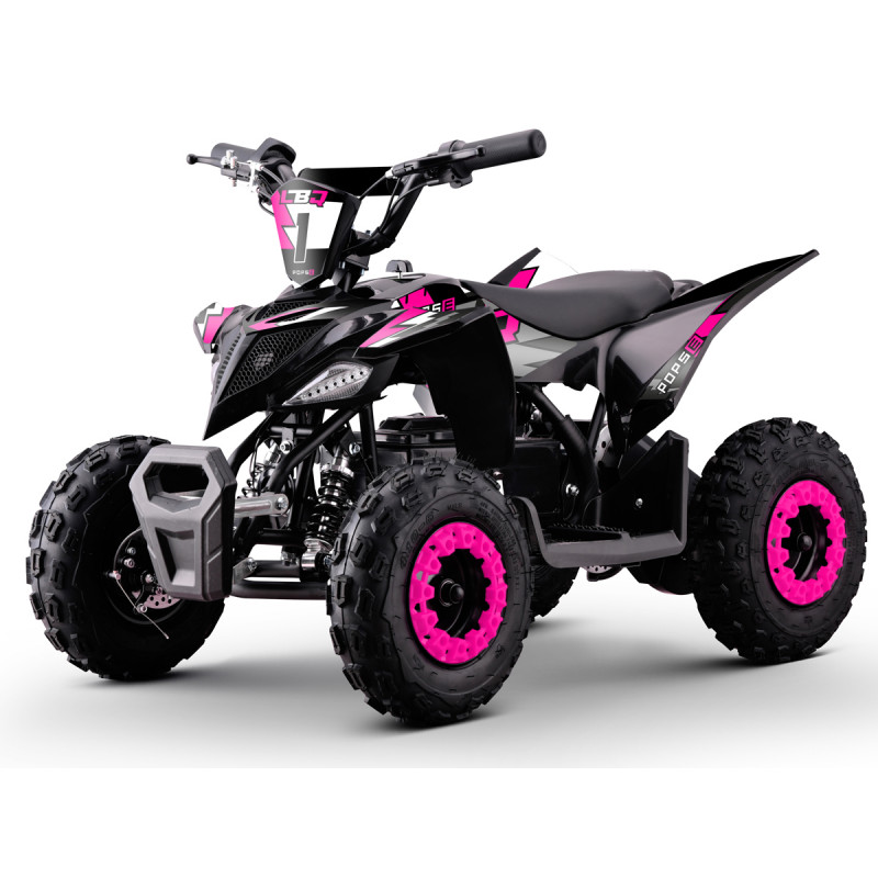 Pocket quad électrique ROSE E-POPS LBQ. Quad pour débutants, dès 3 ans