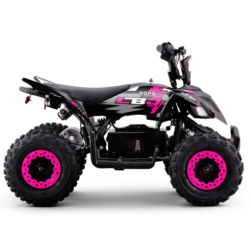 Pocket quad électrique ROSE E-POPS LBQ. Quad pour débutants, dès 3 ans