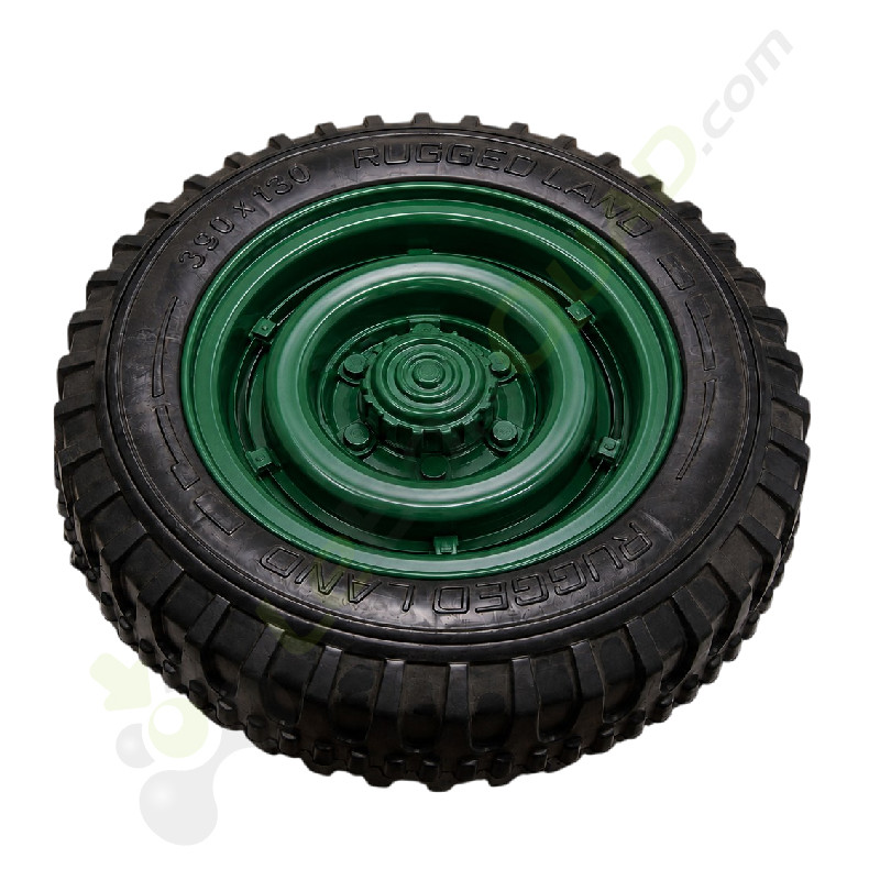 Roue vert armé pour voiture enfant 4x4 armé 24V