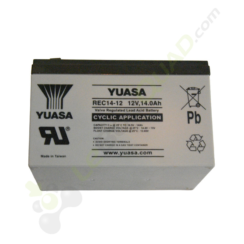 Batterie YUASA 12V14Ah pour voiture enfant