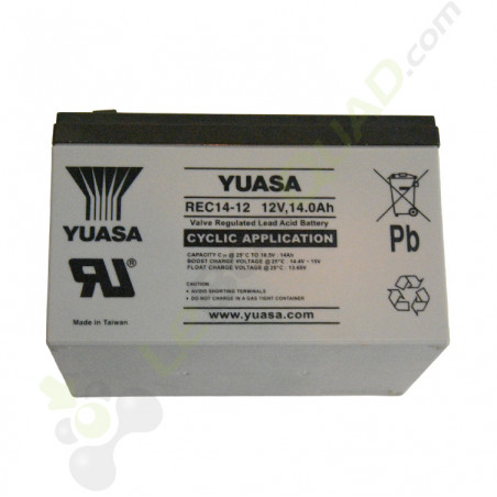 Batterie YUASA 12V14Ah pour voiture enfant
