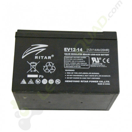 Batterie RITAR 12V14Ah pour voiture enfant