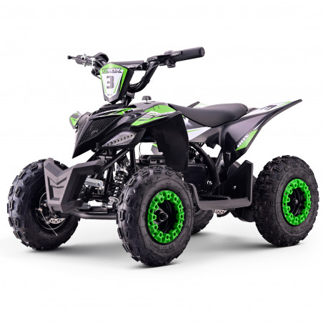 Pocket quad électrique 1000W KEROX E-NOS vert pour enfant avec suspension avant et arrière