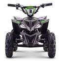 Pocket quad électrique 1000W KEROX E-NOS vert pour enfant avec suspension avant et arrière