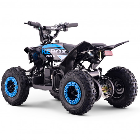 Pocket quad électrique bleu KEROX E-NOS pour enfants à partir de 3 ans