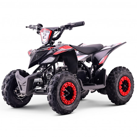 Pocket quad électrique 1000W ROUGE, KEROX, modèle E-NOS pour enfants 3-5 ans