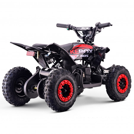 Pocket quad électrique 1000W ROUGE, KEROX, modèle E-NOS pour enfants 3-5 ans