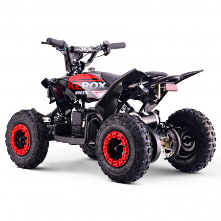 Pocket quad électrique 1000W ROUGE, KEROX, modèle E-NOS pour enfants 3-5 ans