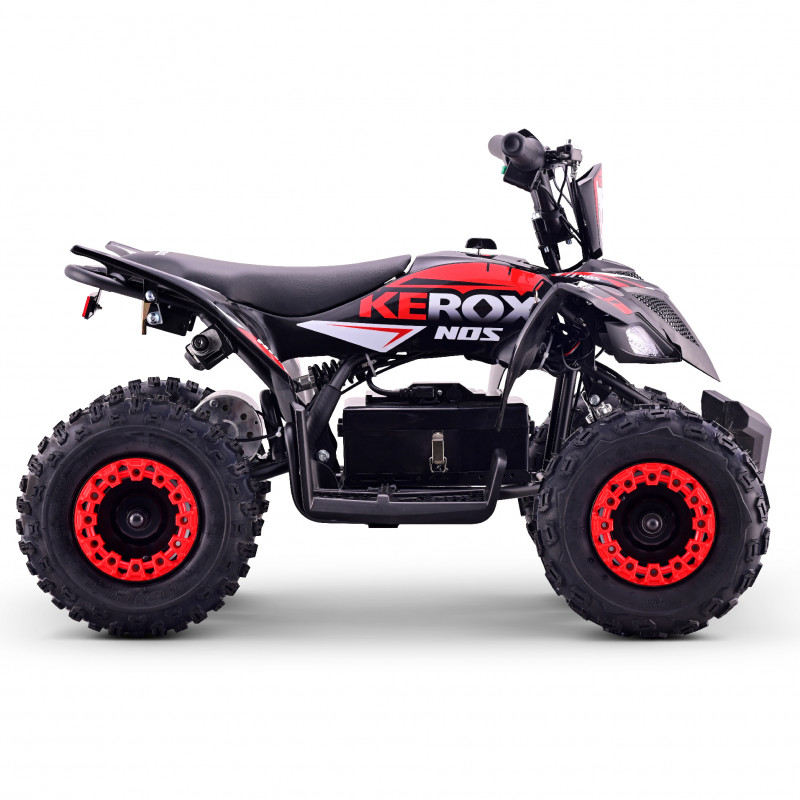 Pocket quad électrique 1000W ROUGE, KEROX, modèle E-NOS pour enfants 3-5 ans