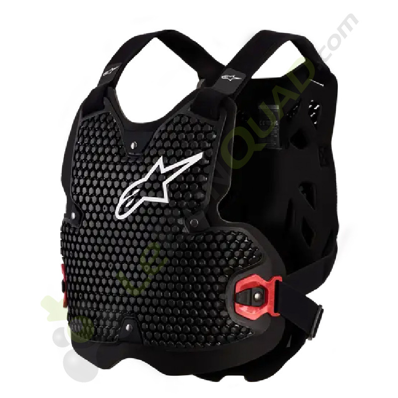 Plastron ALPINSTARS BIONIC ACTION V2 NOIR-BLANC taille M/L