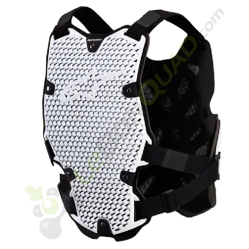 Plastron ALPINSTARS BIONIC ACTION V2 BLANC-NOIR taille M/L