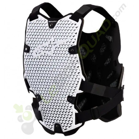 Plastron ALPINSTARS BIONIC ACTION V2 BLANC-NOIR taille M/L