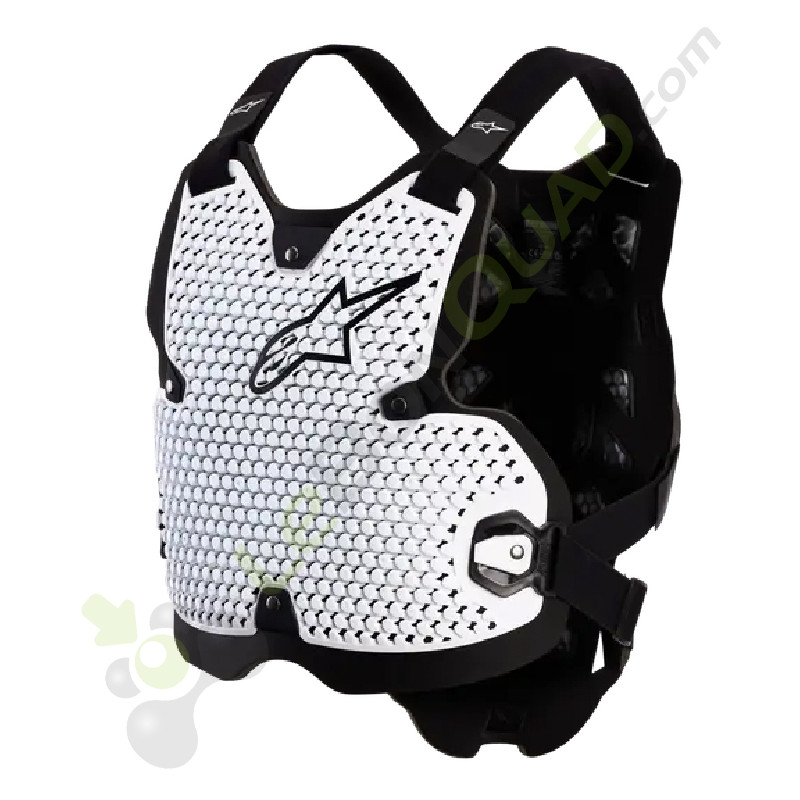 Plastron ALPINSTARS BIONIC ACTION V2 BLANC-NOIR taille  XL/2XL
