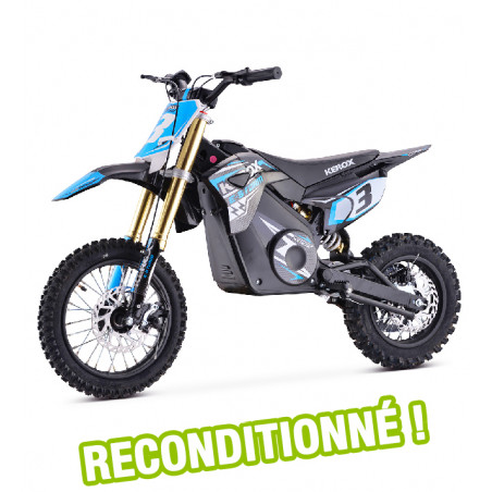 Dirt Bike électrique KEROX E-STORM 1200W BLEU reconditionnée