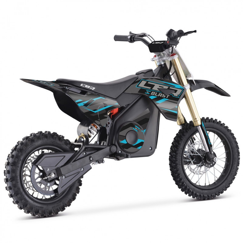Dirt Bike électrique 1000W enfant LBQ E-BLAST BLEU