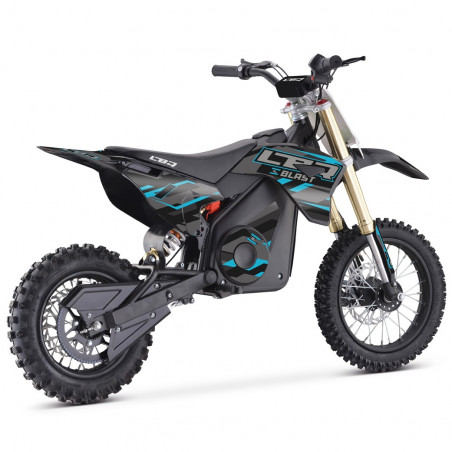 Dirt Bike électrique 1000W enfant LBQ E-BLAST BLEU