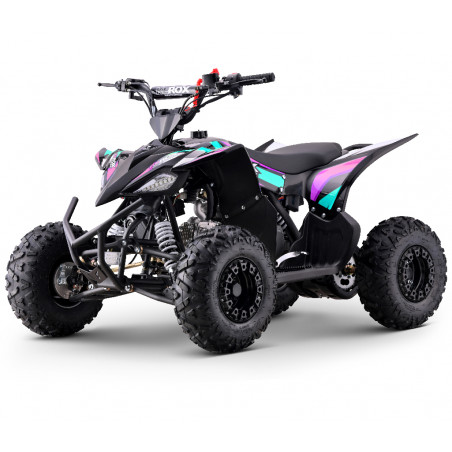 Quad 125cc enfant KEROX Speeddog ROSE-VERT TURQUOISE