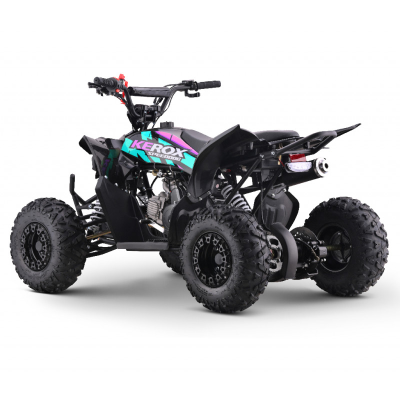 Quad 125cc enfant KEROX Speeddog ROSE-VERT TURQUOISE